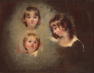 Kopfstudien von Emilia Mary, Juliana und Maria Boucherett von Thomas Lawrence