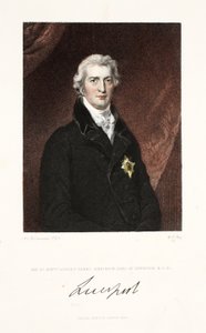 Der Rechte Ehrenwerte Robert Banks Jenkinson, Earl of Liverpool, K.G. und C., veröffentlicht 1830