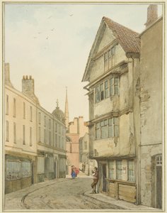 Back Street, Blick nach Norden zur Baldwin Street von Thomas Leeson the Elder Rowbotham