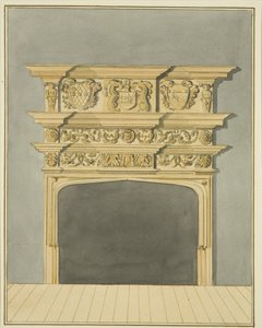 Kamin bei 49 Broad Quay von Thomas Leeson the Elder Rowbotham