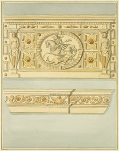 Kamin in der Redcliffe Street 6, datiert 1637 von Thomas Leeson the Elder Rowbotham