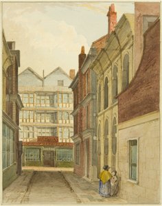 Mary-le-Port Street gesehen vom Käsemarkt von Thomas Leeson the Elder Rowbotham