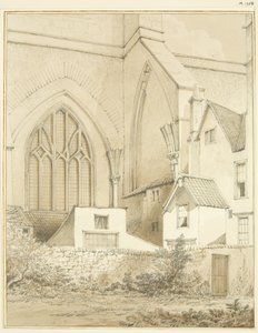 Nordwestwinkel der Kathedrale von Bristol von Thomas Leeson the Elder Rowbotham