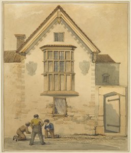 Altes Haus, genannt der Palast, in der Pile Street von Thomas Leeson the Elder Rowbotham