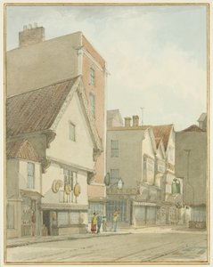 Peter Street und Mary-le-Port Street von Thomas Leeson the Elder Rowbotham