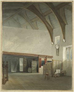 Zimmer in einem Haus in Cider House Passage, abseits der Broad Street von Thomas Leeson the Elder Rowbotham
