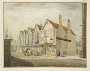Südseite der King Street mit Llandoger Trow