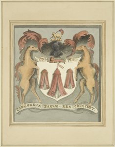 Schneiderwappen auf den Merchant Taylors