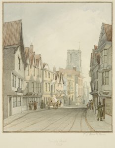 Temple Street, mit Blick auf den Turm der Temple Church