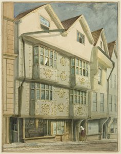 Nordseite der Baldwin Street von Thomas Leeson the Elder Rowbotham