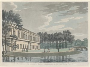 Die Ostfassade der Bibliothek des Trinity College