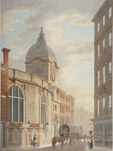 Kirche von St. Benet Fink, Threadneedle Street, City of London, 1797 von Thomas Malton II