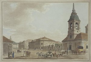 Liteyny Avenue in St. Petersburg, 1790 von Thomas Malton the Elder