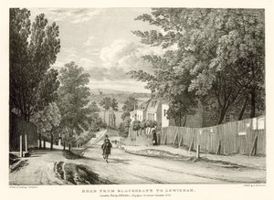Straße von Blackheath nach Lewisham, London von Thomas Mann Baynes