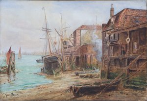 Ein Stück von Old Greenwich, 1904 von Thomas Marie Madawaska Hemy