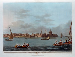 Festung und Hafen von Aboukir, Antikes Kanopus, Ägypten, 1801