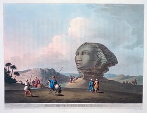 Kopf der kolossalen Sphinx, Gizeh, Ägypten, 1801 von Thomas Milton
