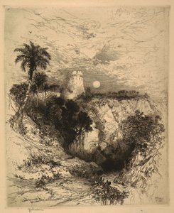 Ein Turm von Cortez, Mexiko von Thomas Moran