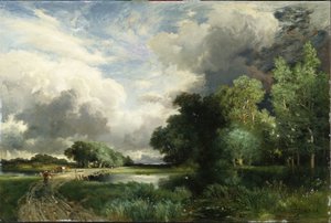 Annähernde Sturmwolken