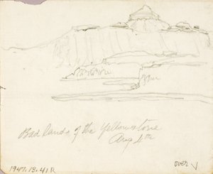 Badlands des Yellowstone von Thomas Moran