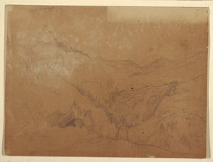 Yellowstone, oberhalb der Tower Falls, 1871