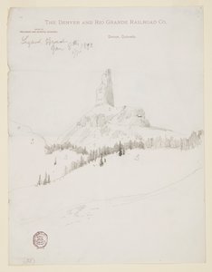 Lizard Head Peak, Colorado von Thomas Moran