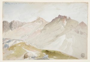 Das obere Ende des Little Cottonwood Canyon, Wasatch Range, in der Nähe von Ogden, Utah von Thomas Moran