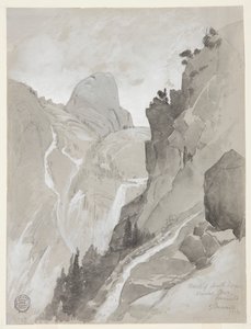 Vernal Falls, Yosemite von Thomas Moran