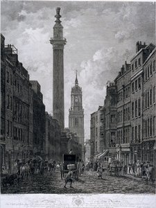 Fish Street Hill, London, 1795 von Thomas Morris