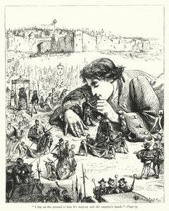 Illustration für Gullivers Reisen von Jonathan Swift (Stich) von Thomas Morten