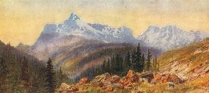 Vom Fuß des Eagle Peak, Selkirk Mountains von Thomas Mower Martin
