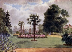 Kew Gardens: Die Palmen und das Haupttor von Thomas Mower Martin
