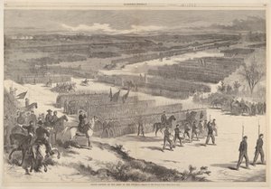 Große Parade der Armee des Potomac - gezeichnet von Mr. Thomas Nast aus Harper
