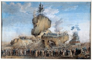 Fest des Höchsten Wesens auf dem Marsfeld 1793 von Thomas Naudet