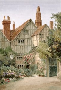 Ein altes Herrenhaus und Garten von Thomas Nicholson Tyndale