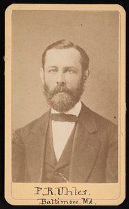 Porträt von Philip Reese Uhler 1835-1913, ca. 1860er Jahre von Thomas P Varley