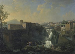 Eine Ansicht von Tivoli, ca. 1750-55 von Thomas Patch