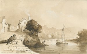 Arley - Fluss Severn von Thomas Peploe Wood
