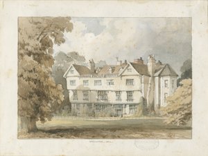 Broughton Hall: Aquarell, undatiert [?1838]