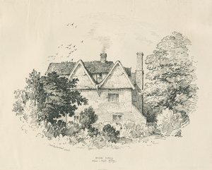 High Offley - Park Hall (Feder- und Tuschzeichnung)