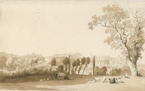 Tettenhall - Fernansicht von Südosten von Thomas Peploe Wood