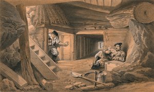 Mine im Bastion du Mat, 1856