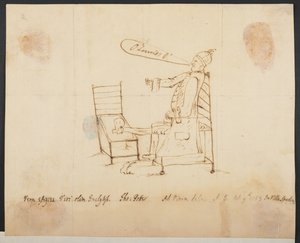 Selbstporträt von Thomas Potter MP, Add MS 30867 f.92 von Thomas Potter