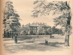 Südfront des Kensington Palace, 1902 von Thomas Robert Way