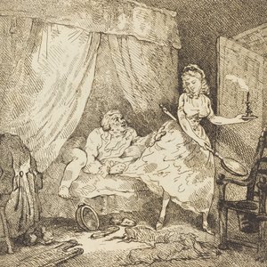 Ein Bettwärmer, ca. 1785