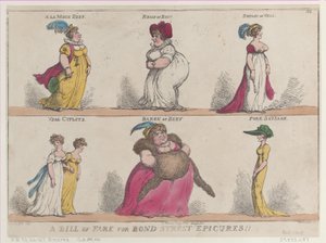 Speisekarte für Feinschmecker der Bond Street!!, 25. Oktober 1808