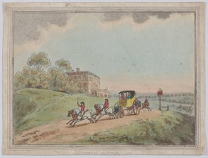 Eine Kutsche und vier aus, Rustikale Skizzen von Thomas Rowlandson