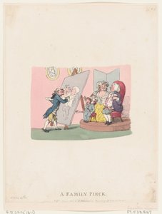 Ein Familienstück, veröffentlicht 1803, spätere Neuauflage von Thomas Rowlandson