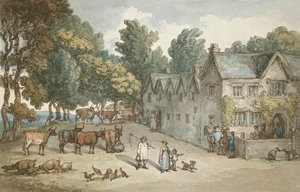 Ein Bauernhaus in Hengar, Cornwall, 1803