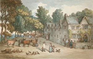 Ein Bauernhaus in Hengar, Cornwall, 1803